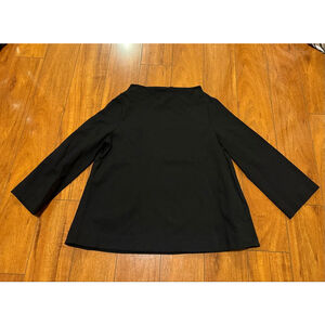 Women's LIVIANA CONTI Black Tunic Top Size 10